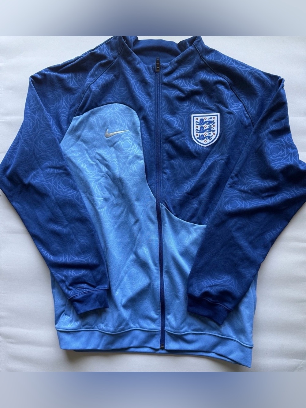Nike England Football Training Zip Up Jacket Blue Men's Size XXL DX9817-462